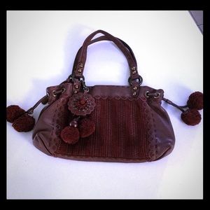 ISABELLA FIORE burgundy purse LIKE NEW!